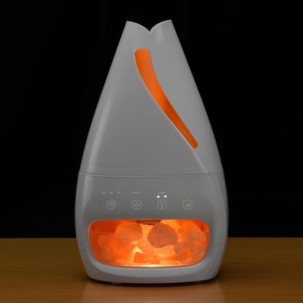 Pure Guardian 3-In-1 Himalayan Salt Lamp Ultrasonic Cool Mist Humidifier with Aromatherapy Tray H1117W