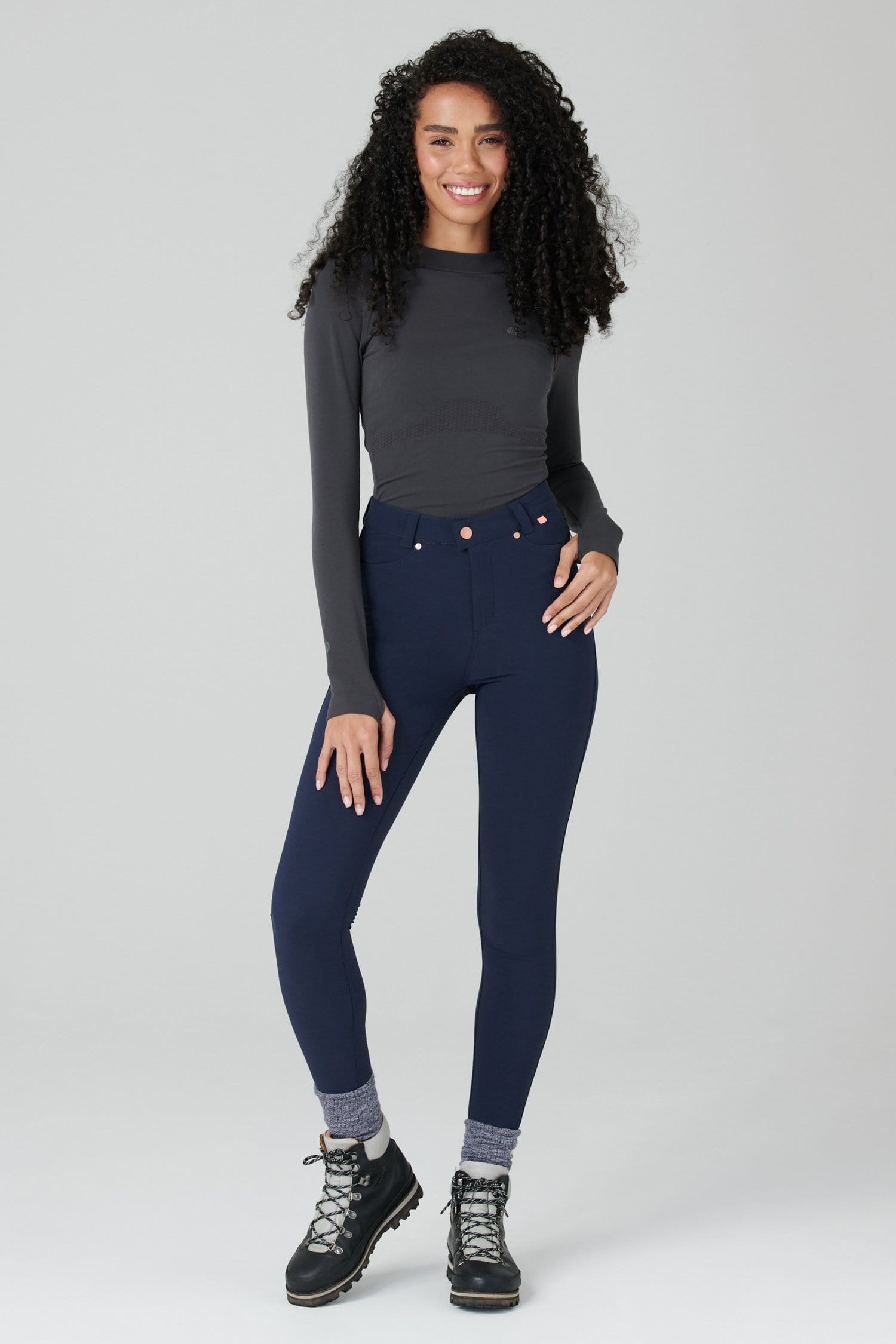 MAX Stretch Skinny Outdoor Trousers - Deep Navy