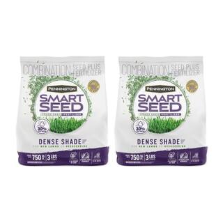 Pennington Smart Seed 3 lbs. Dense Shade Grass Seed and Fertilizer (2-Pack) 100543702