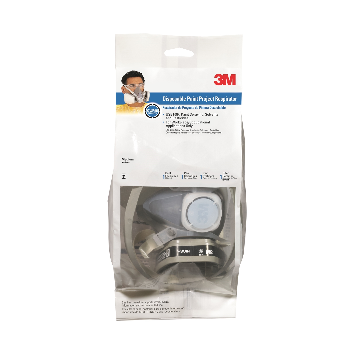 3M P95 Paint Project Disposable Respirator 5000 M 1 pc