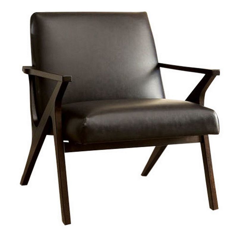 Dubois Contemporary Chair In Brown Finish