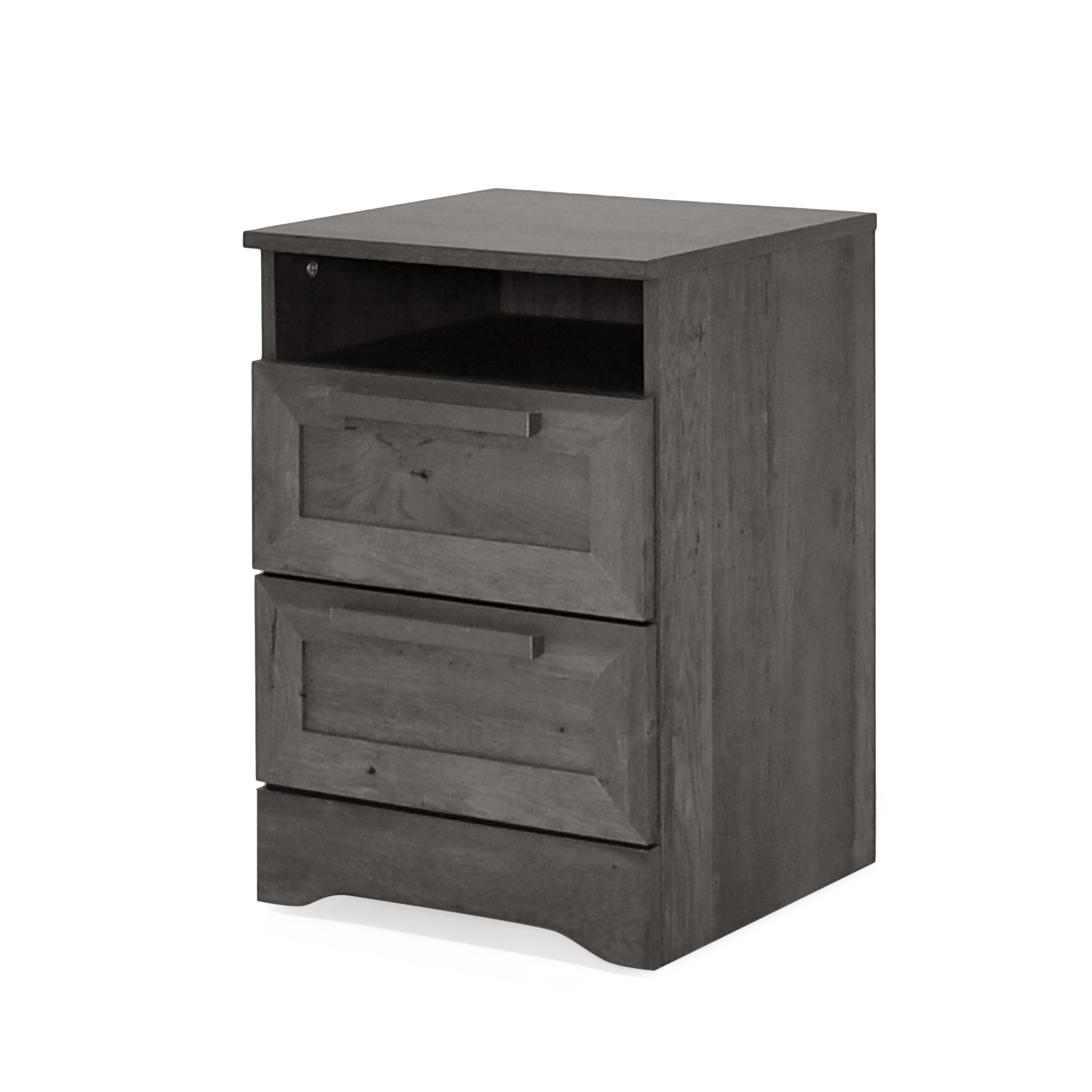 Broxon Rustic 2 Drawer Nightstand