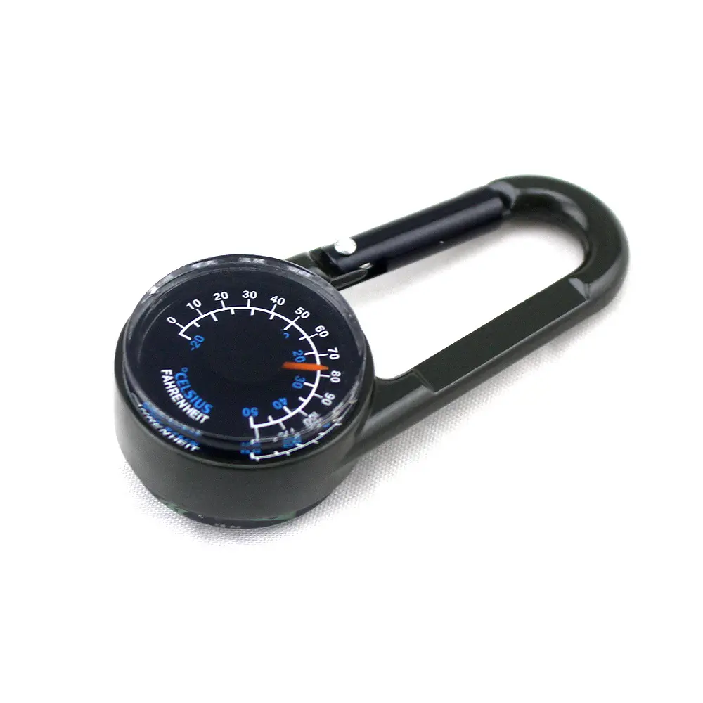 High quality alloy kids portable keychain compass for hiking