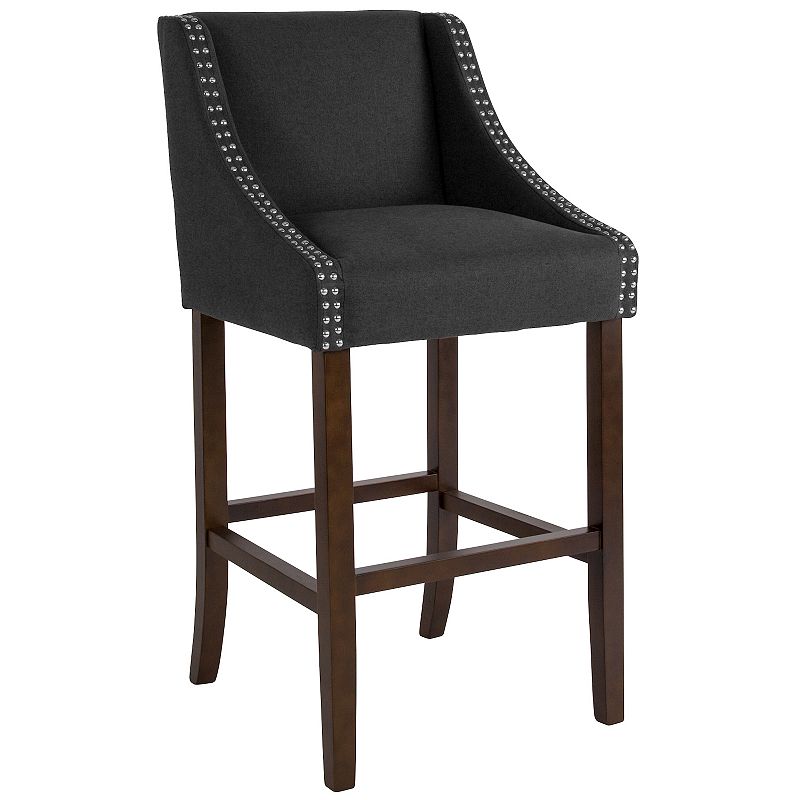 Flash Furniture Carmel Nailhead Bar Stool