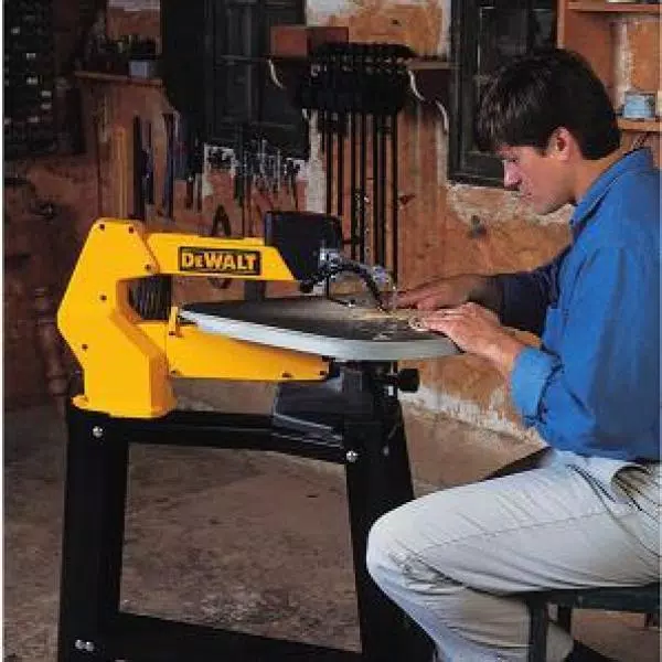 DEWALT Scroll Saw Stand with All-Metal Contruction and Adjustable Legs and#8211; XDC Depot