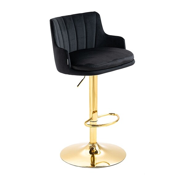 Retro Counter Height Barstools with Ergonomic-Designed Backrest and Footrest