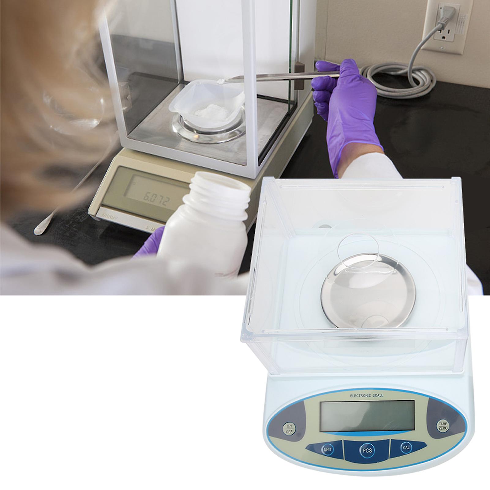 3000g Precision Laboratory Balance Digital Electronic Jewelry Scale With High Accuracy And Various Functions[us Plug]