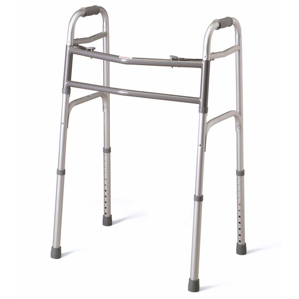 Medline Bariatric 2-Button Folding Walker MDS86410XW