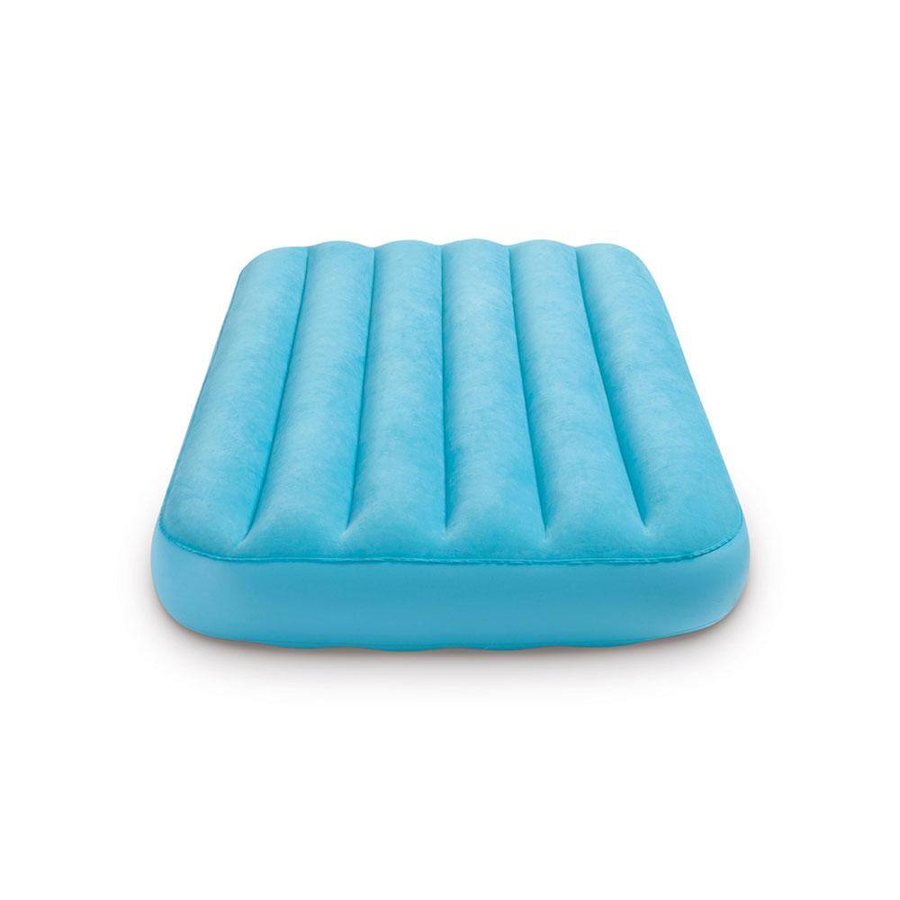 Intex Twin Cozy Kidz Bright and Fun-Colored Inflatable Air Mattress with Carry Bag 66803EP