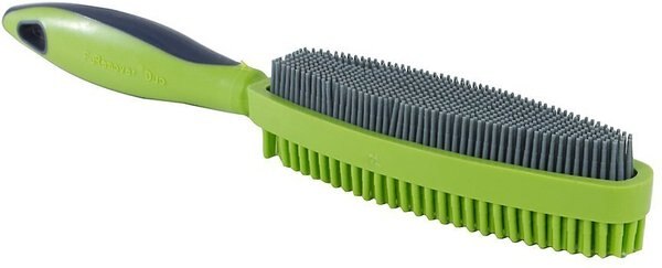 FURemover Duo Dual-Sided Grooming and Hair Removal Dog and Cat Brush， Color Varies