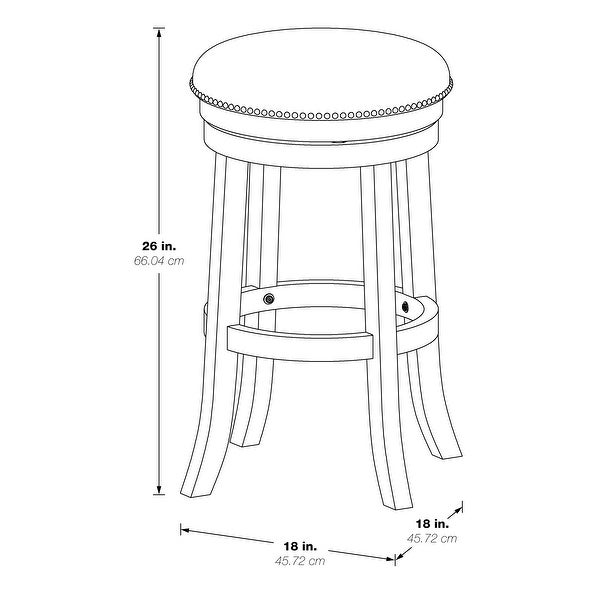 Metro 26 Inch Swivel Stool (Set of 2)