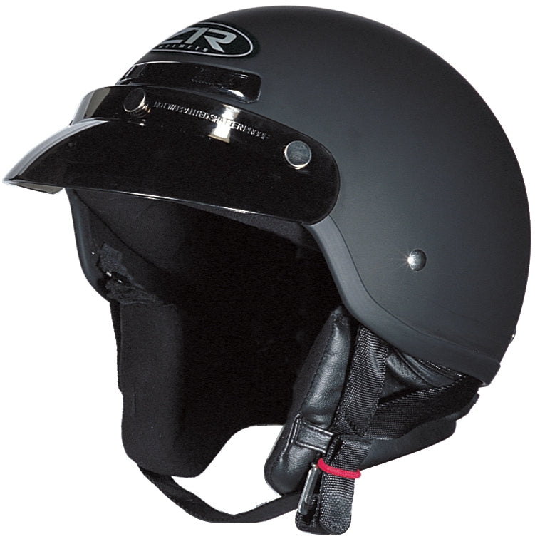 Z1R Drifter Open Face Helmet - Flat Black