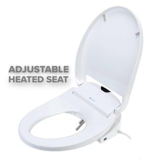 Brondell Swash 1000 Electric Bidet Seat for Elongated Toilet in White S1000-EW