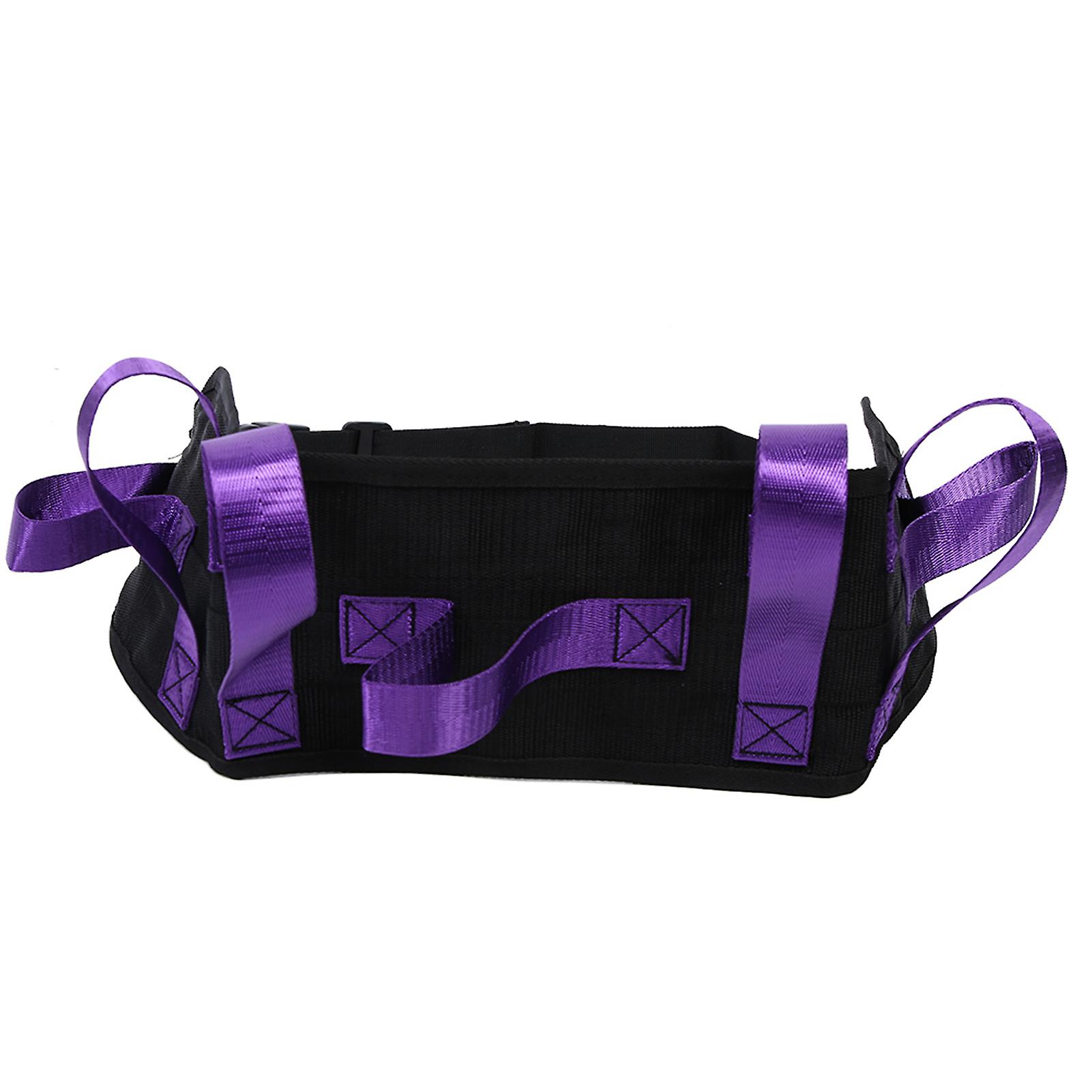 Elderly Waist Traction Belt Patient Walking Moving Transfer Nursing Safety Assist Beltpurple