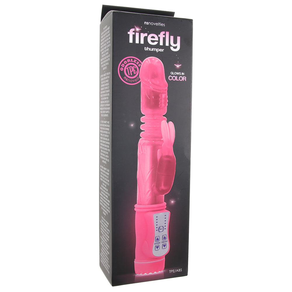 Firefly Thumper Glow in the Dark Rabbit Vibe in Pink