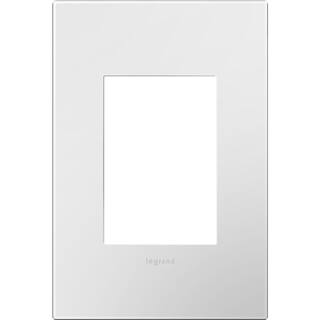 Legrand adorne 1 Gang Plus DecoratorRocker Wall Plate Gloss White (1-Pack) AWP1G3WH4