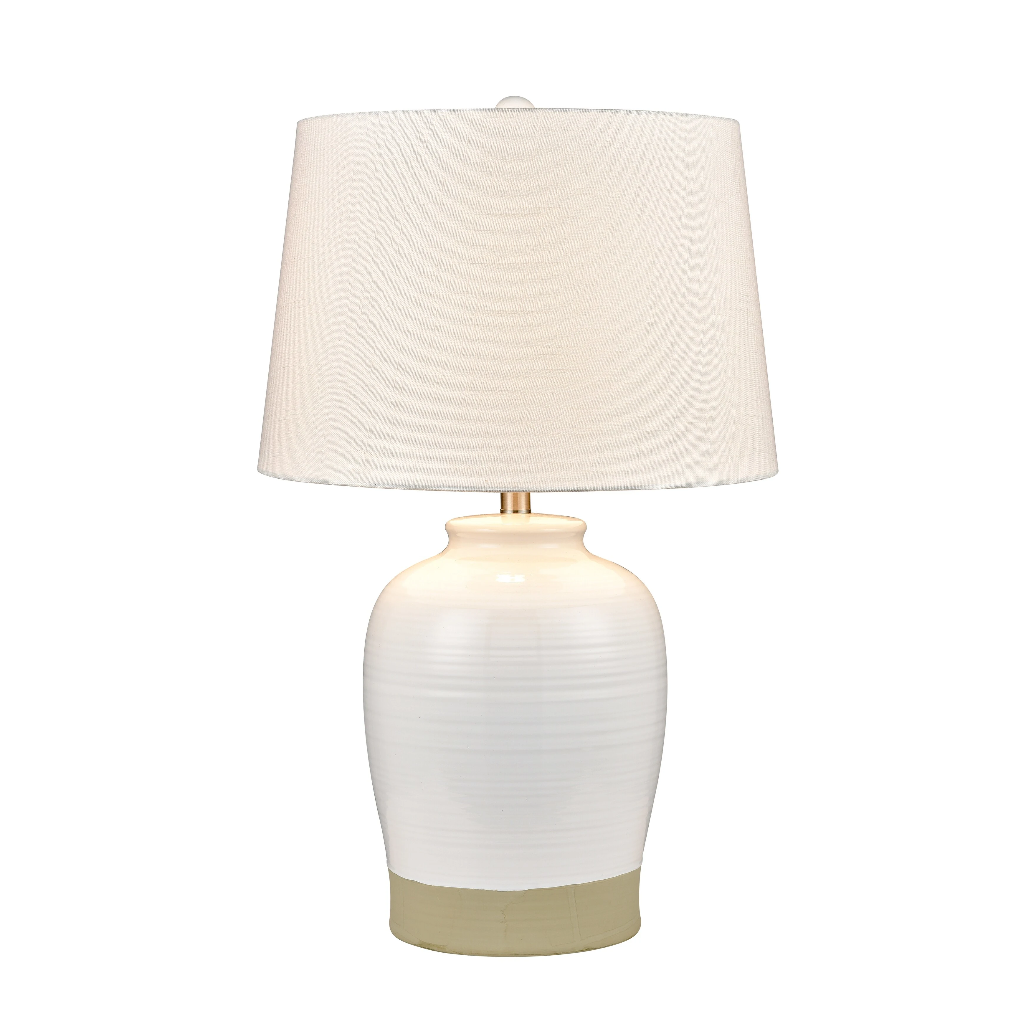 Peli 28'' High 1-Light Table Lamp - White