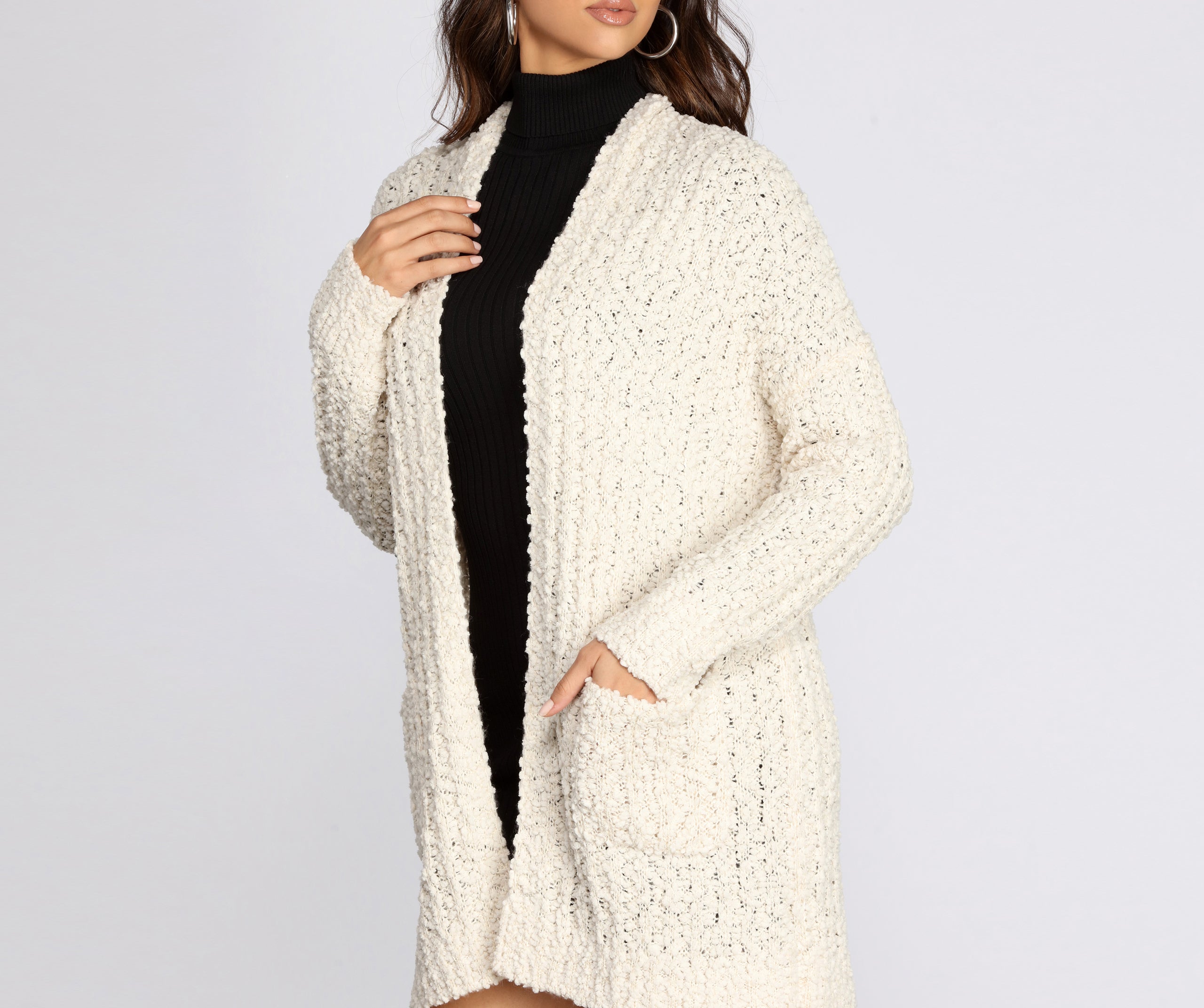 Sweet And Cozy Oversized Cardigan