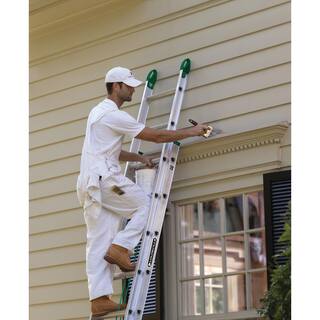 Louisville Ladder 24 ft. Aluminum Extension Ladder with ProGrips 225 lbs. Load Capacity Type II Duty Rating AE4224PG