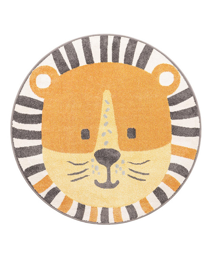 Bayshore Home Campy Kids Lion Area Rug