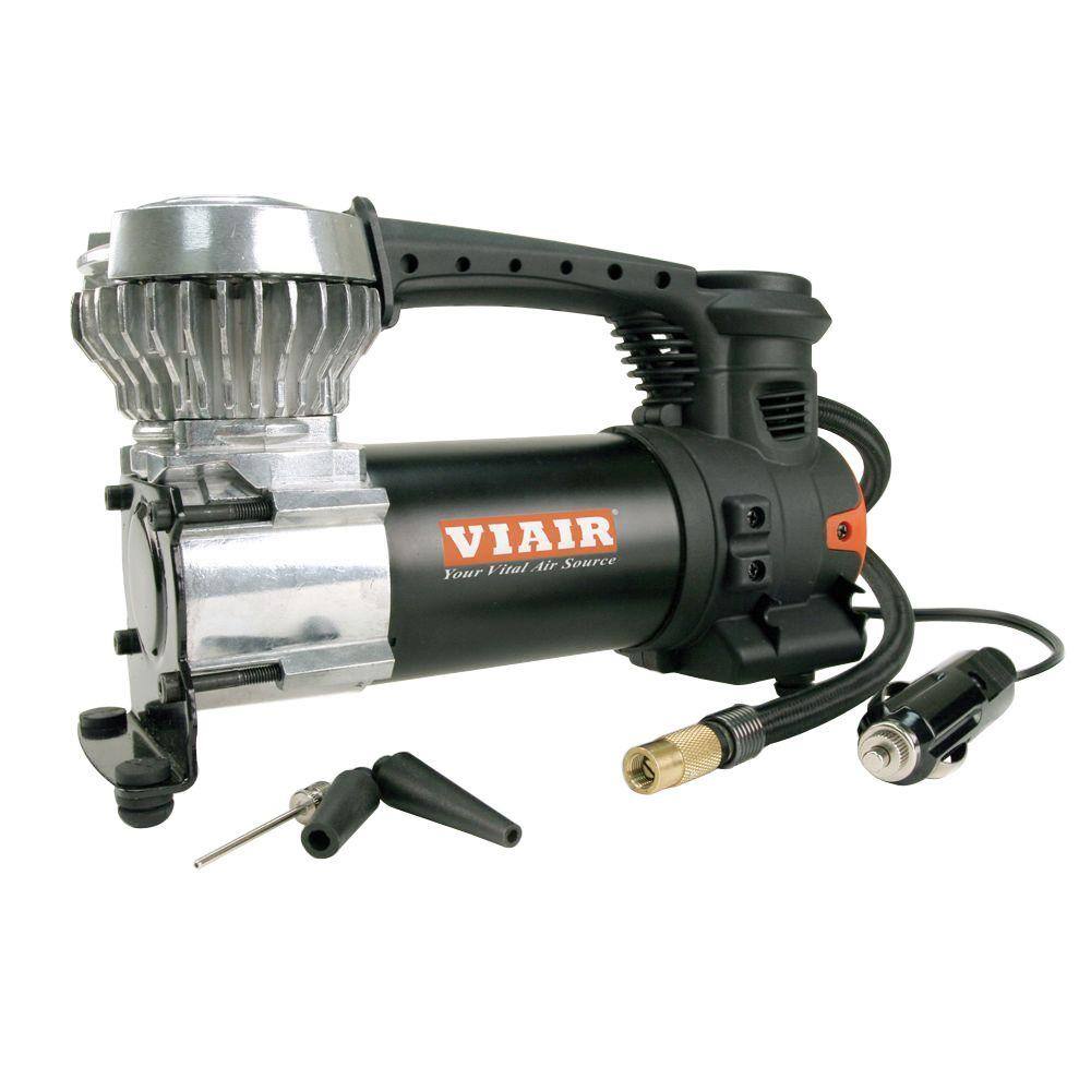 VIAIR 85P Portable Compressor Kit Cig Lighter 12-Volt(12v) Tire Inflator Pump w Screw-on Chuck For up to 31