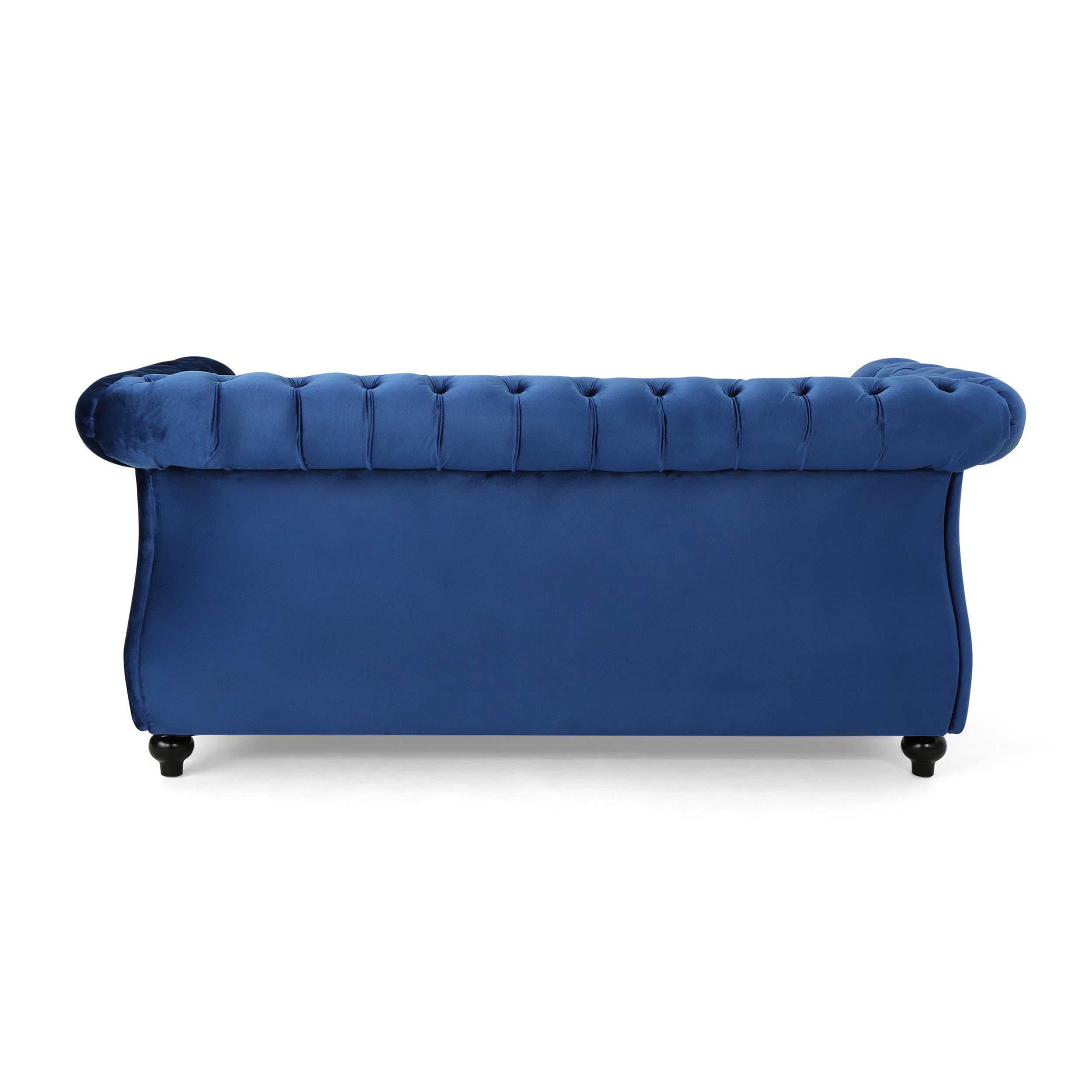 Kyle Traditional Chesterfield Velvet Loveseat Sofa