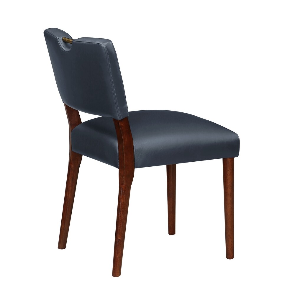 Faux Leather Dining Chair   Set of 2