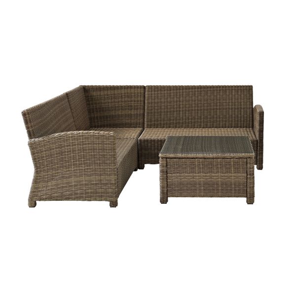 Bradenton 4Pc Outdoor Sectional Set - Sunbrella