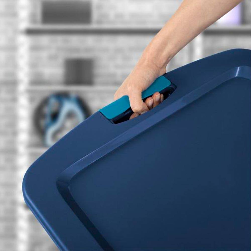 Sterilite 18 Gal. Durable Latch and Carry Storage Bin Box Container (12-Pack) 12 x 14469606