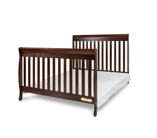 AFG Athena Alice 3 in 1 Convertible Crib with Toddler Rail - Espresso