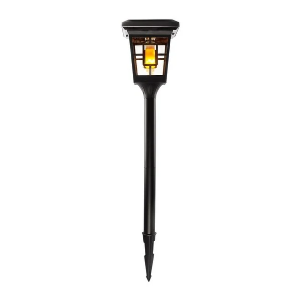 Multi-Purpose Solar Path Light with Flame Bulb - 4PK