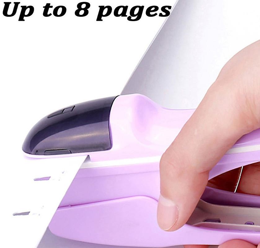 Non-staple Stapler Stapling Machine Mini Cute Book Stapleless Stapler Paper