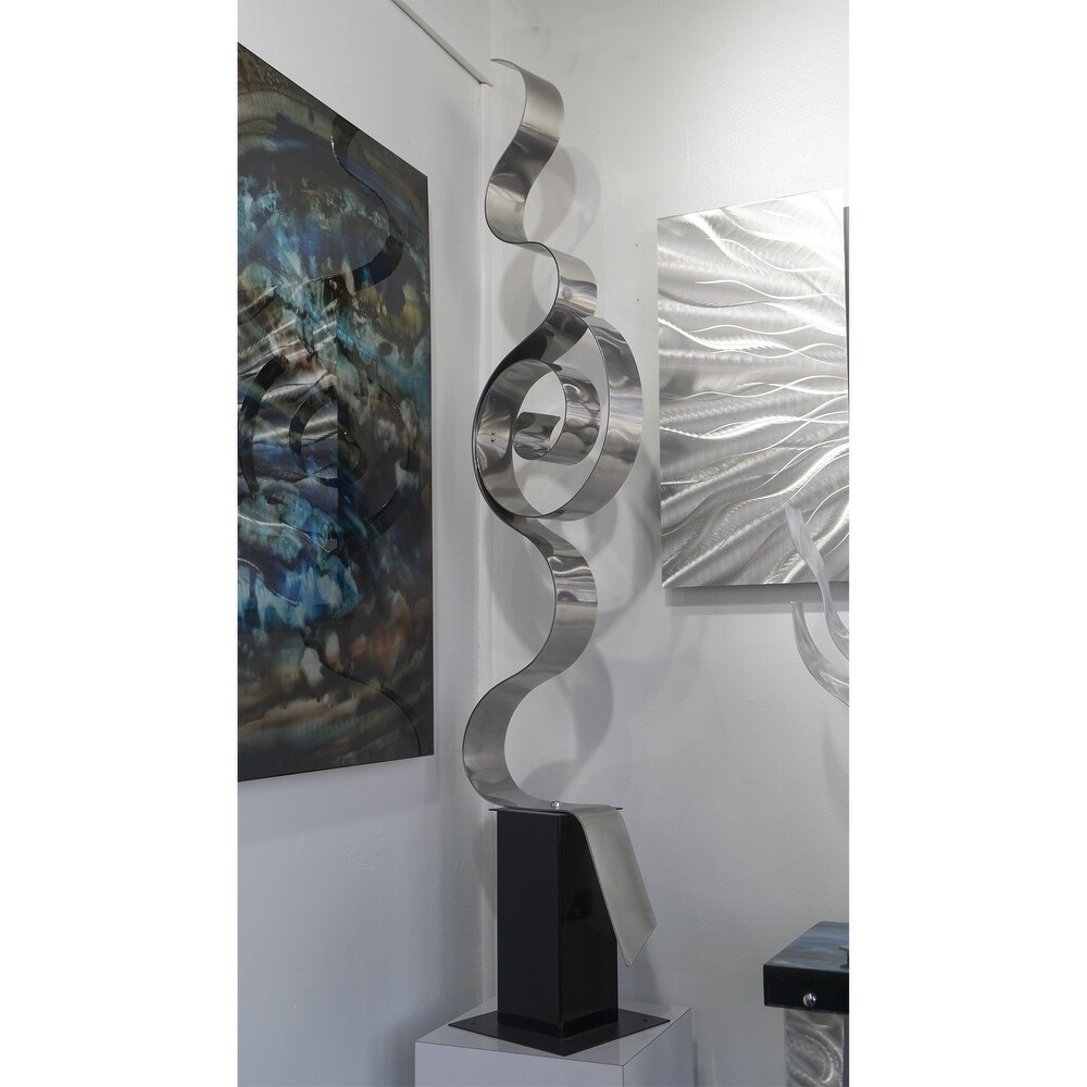 Statements2000 Large Metal Sculpture Modern Abstract Art Decor by Jon en   Looking Forward   62\