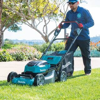 Makita 21 in. 18-Volt X2 (36-Volt) LXT Lithium-Ion Cordless Walk Behind Push Lawn Mower Tool-Only XML07Z