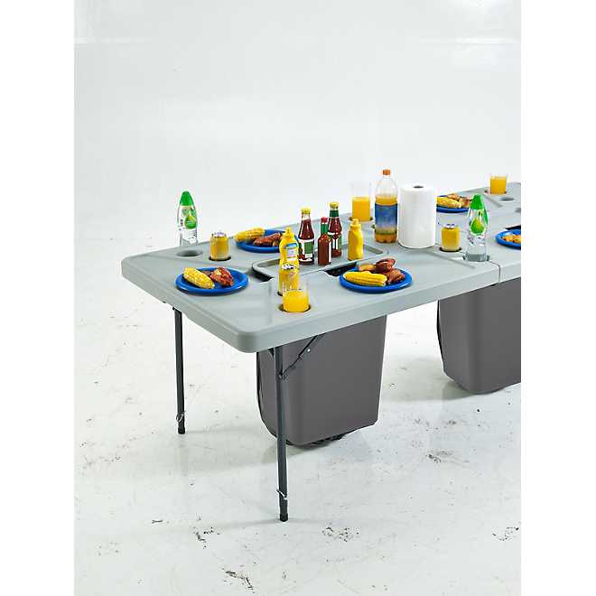 Academy Sports + Outdoors 7 ft Folding Cookout Table