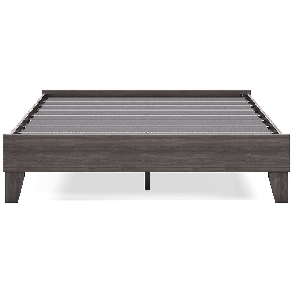 Signature Design by Ashley Brymont Dark Gray Platform Bed