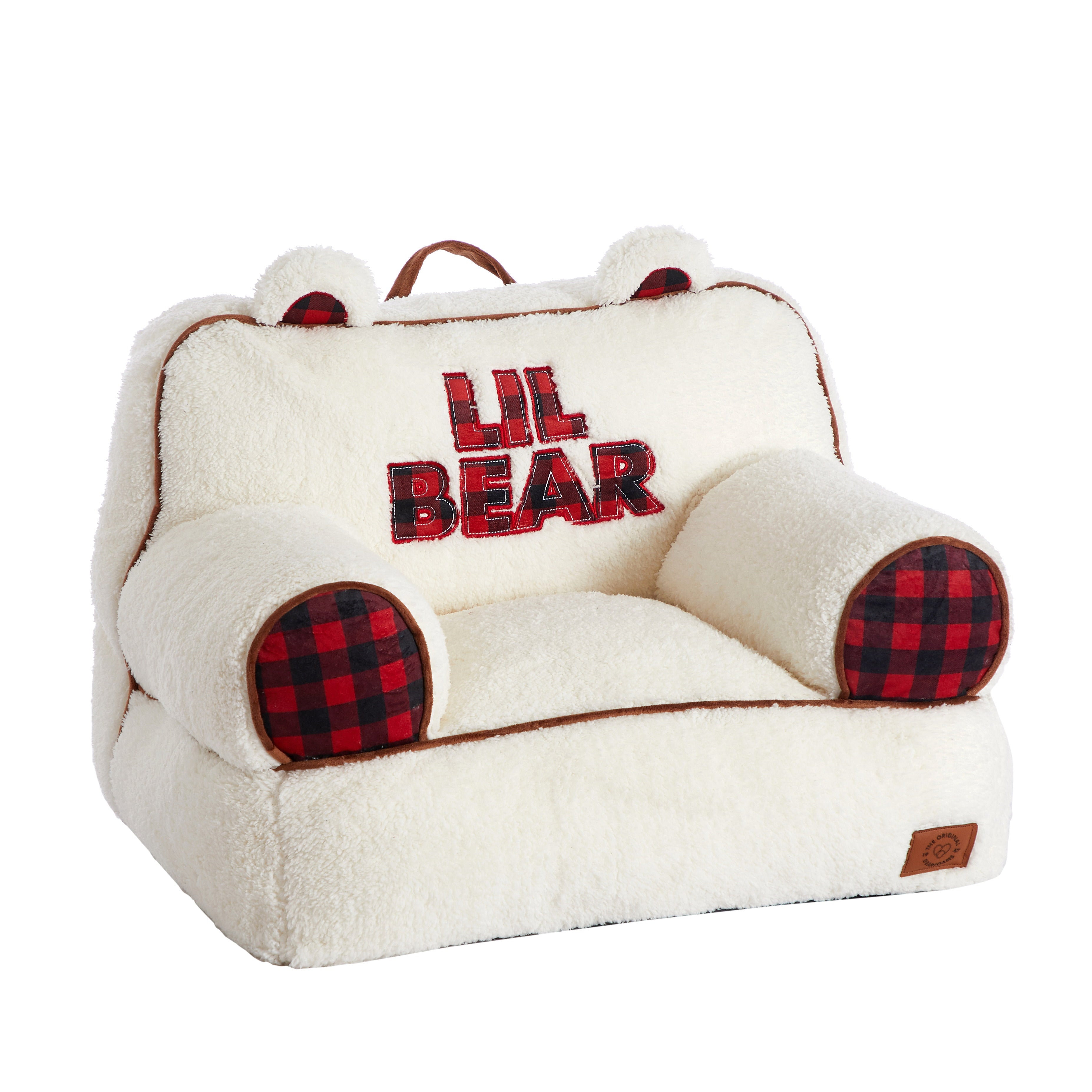 Dearfoams Bean Bag Chair, Red