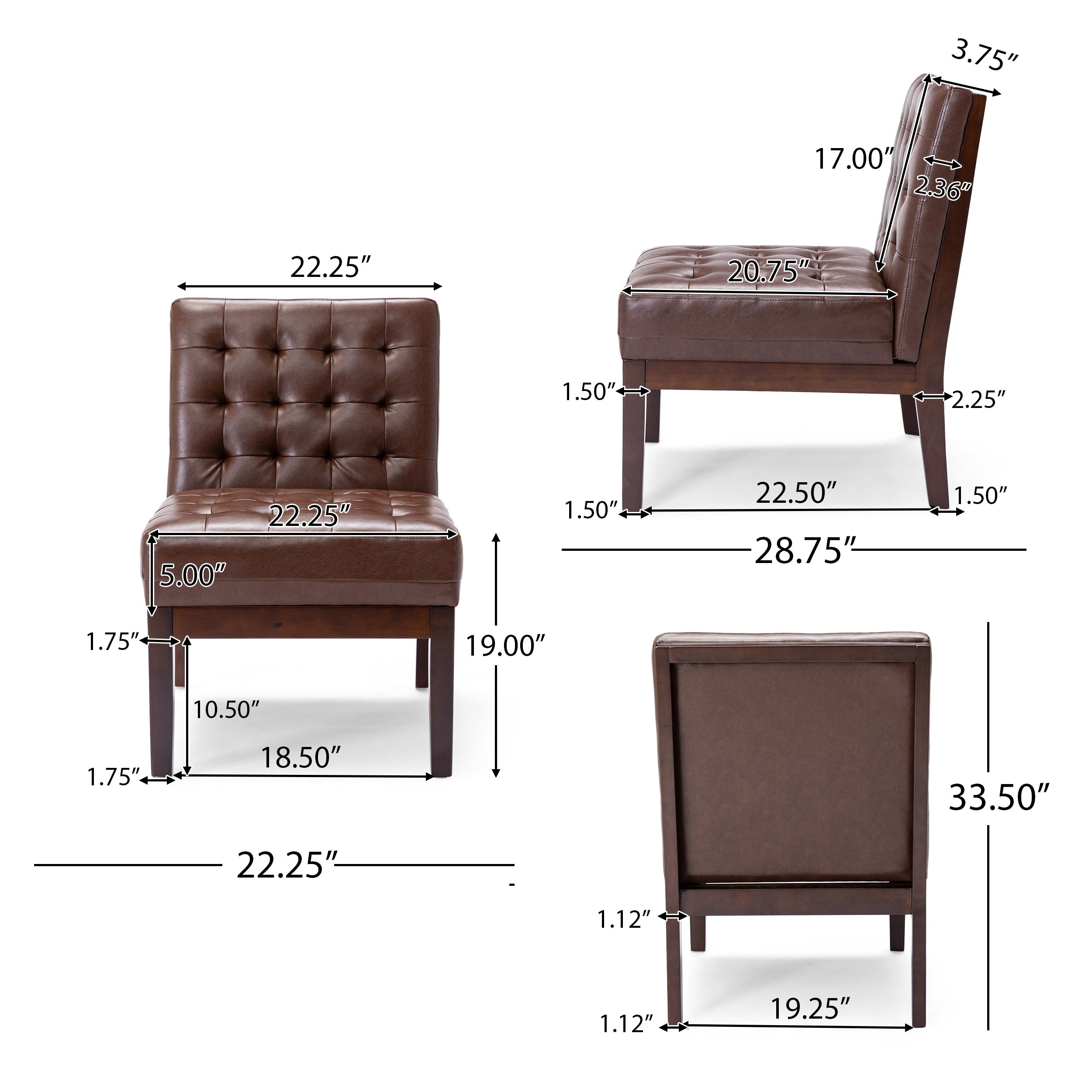 Arnton Contemporary Tufted Accent Chair