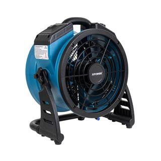 XPOWER FM-65B Portable Battery Operated Rechargeable Cordless Variable Speed Outdoor Cooling Misting Fan and Air Circulator FM-65B