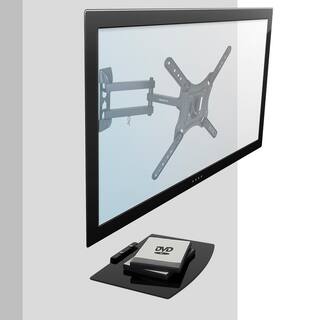 mount-it! TV Wall Mount and AV Shelf Combo for 23 in. to 55 in. Screens MI-894