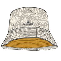 Seaweed Organic Cotton Bucket Hat - Golden Spice/ Seaweed Pebble Grey