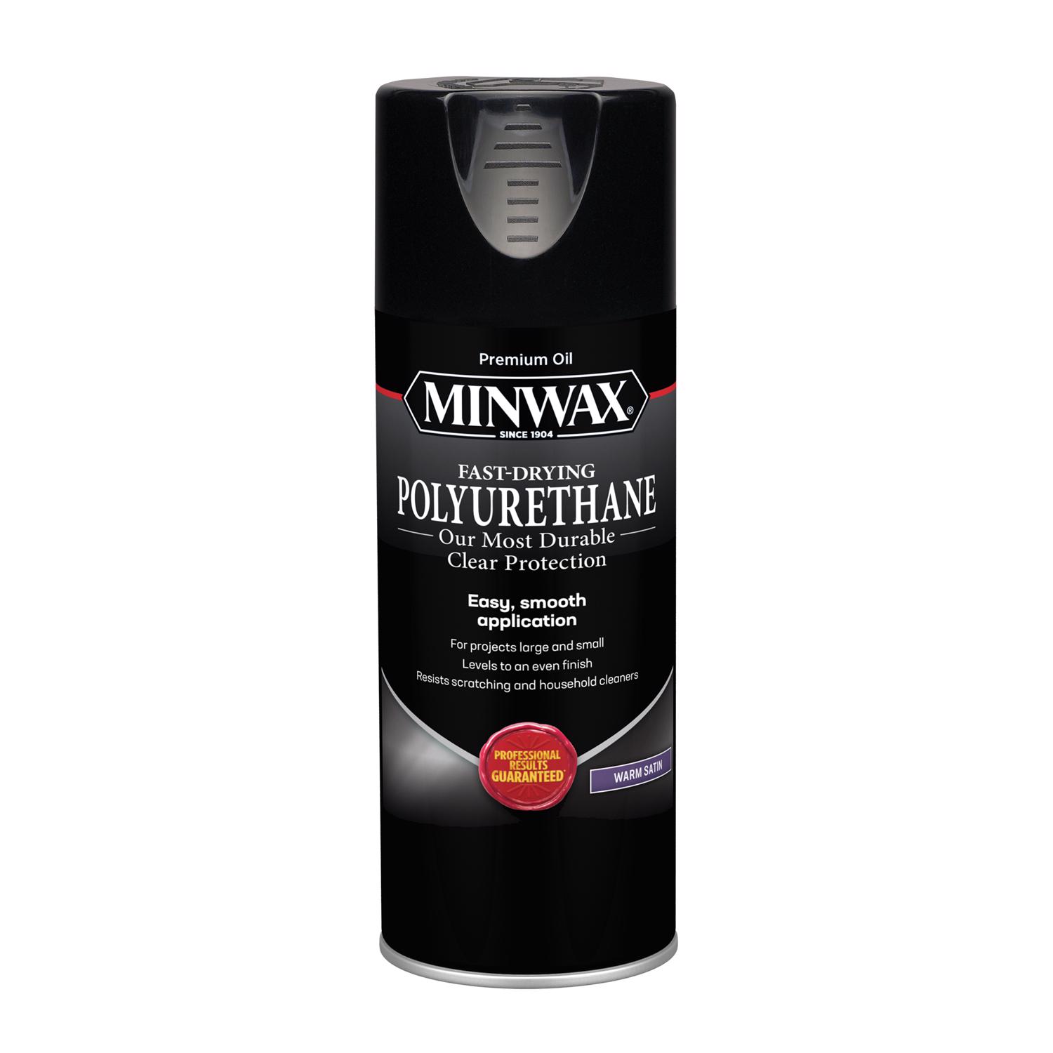 Minwax Satin Clear Oil-Based Fast-Drying Polyurethane Spray 11.5 oz