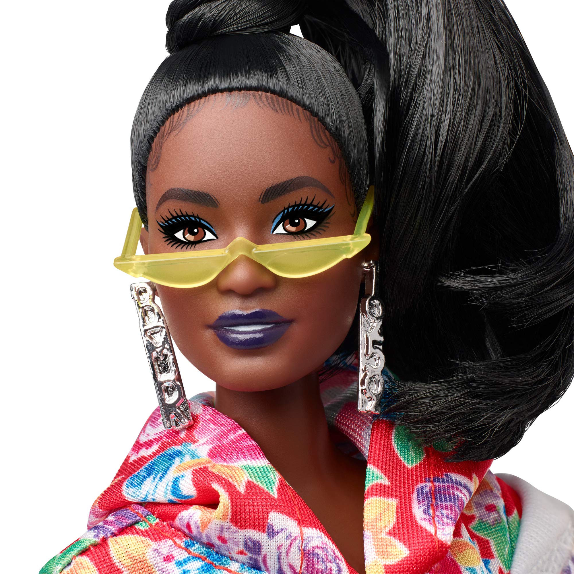 Barbie Bmr1959 - Clear Vinyl Bomber Jacket & Floral Hoodie Dress