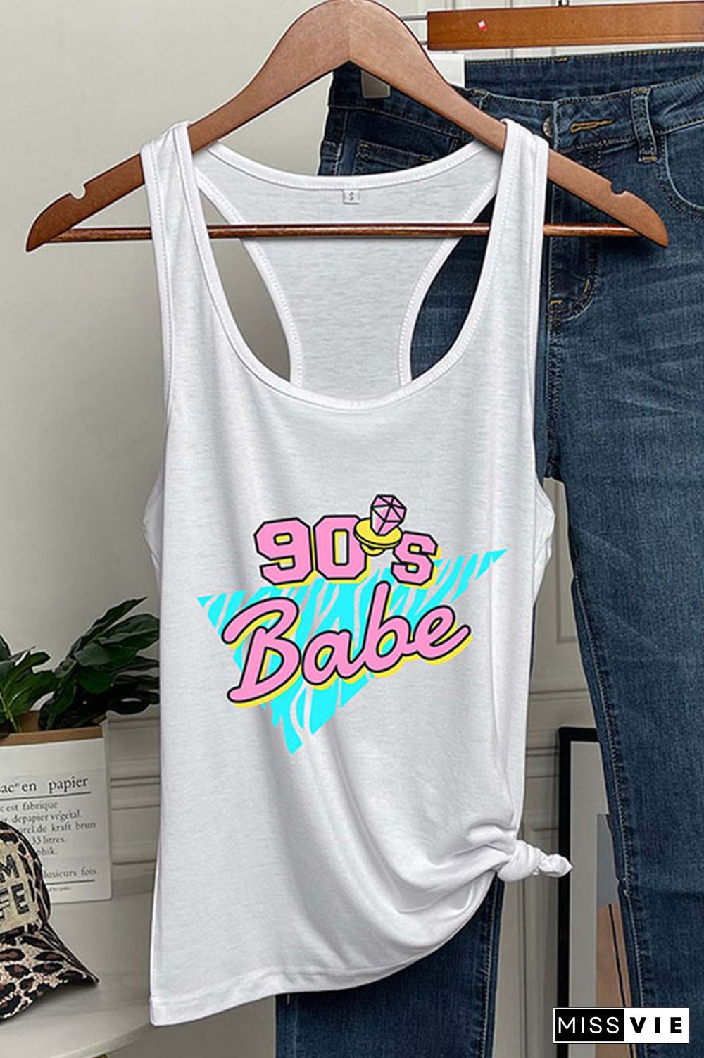 90's Babe Retro Style Tank Top Wholesale