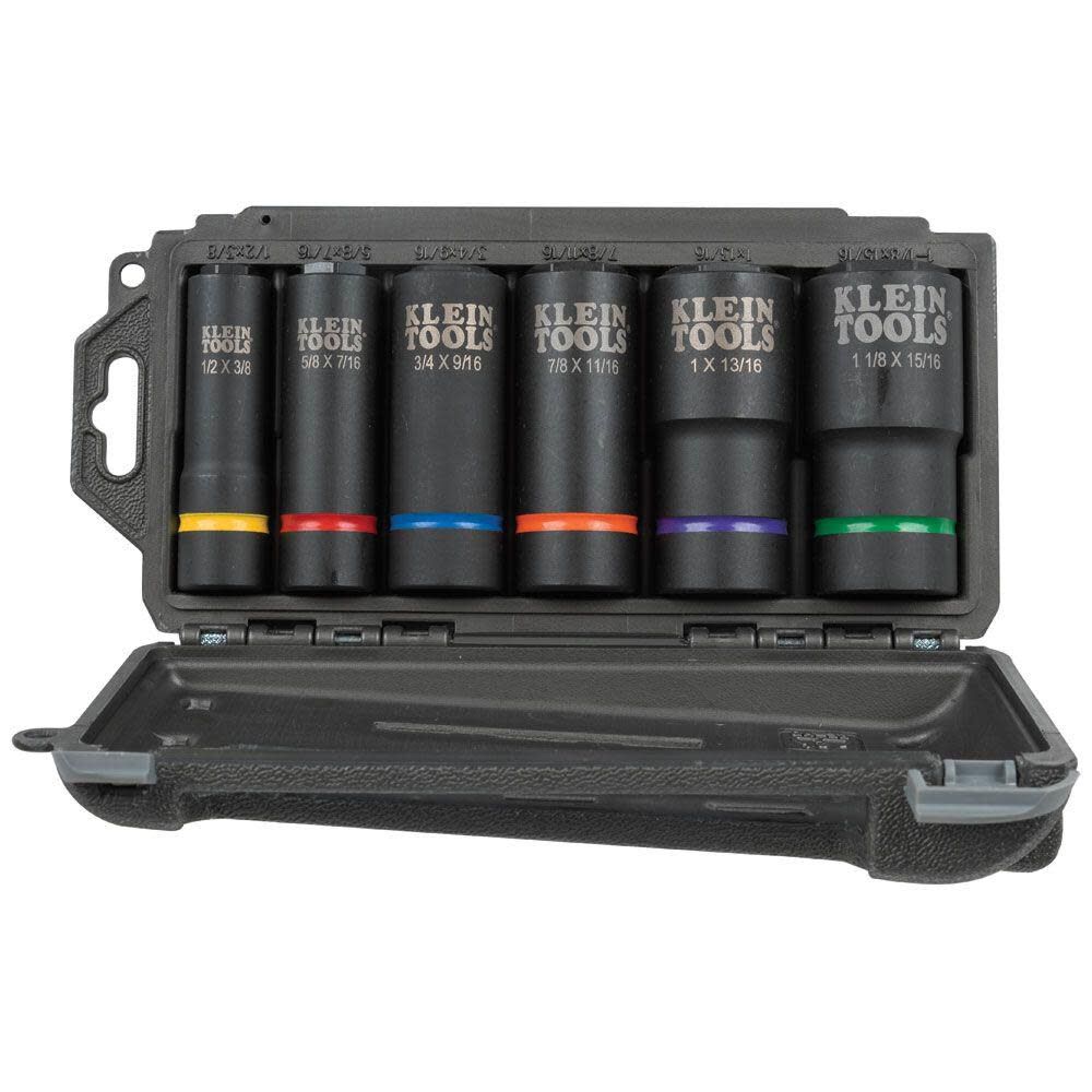 Klein Tools 2-in-1 Socket Set 6 Point 6pc 66060 from Klein Tools