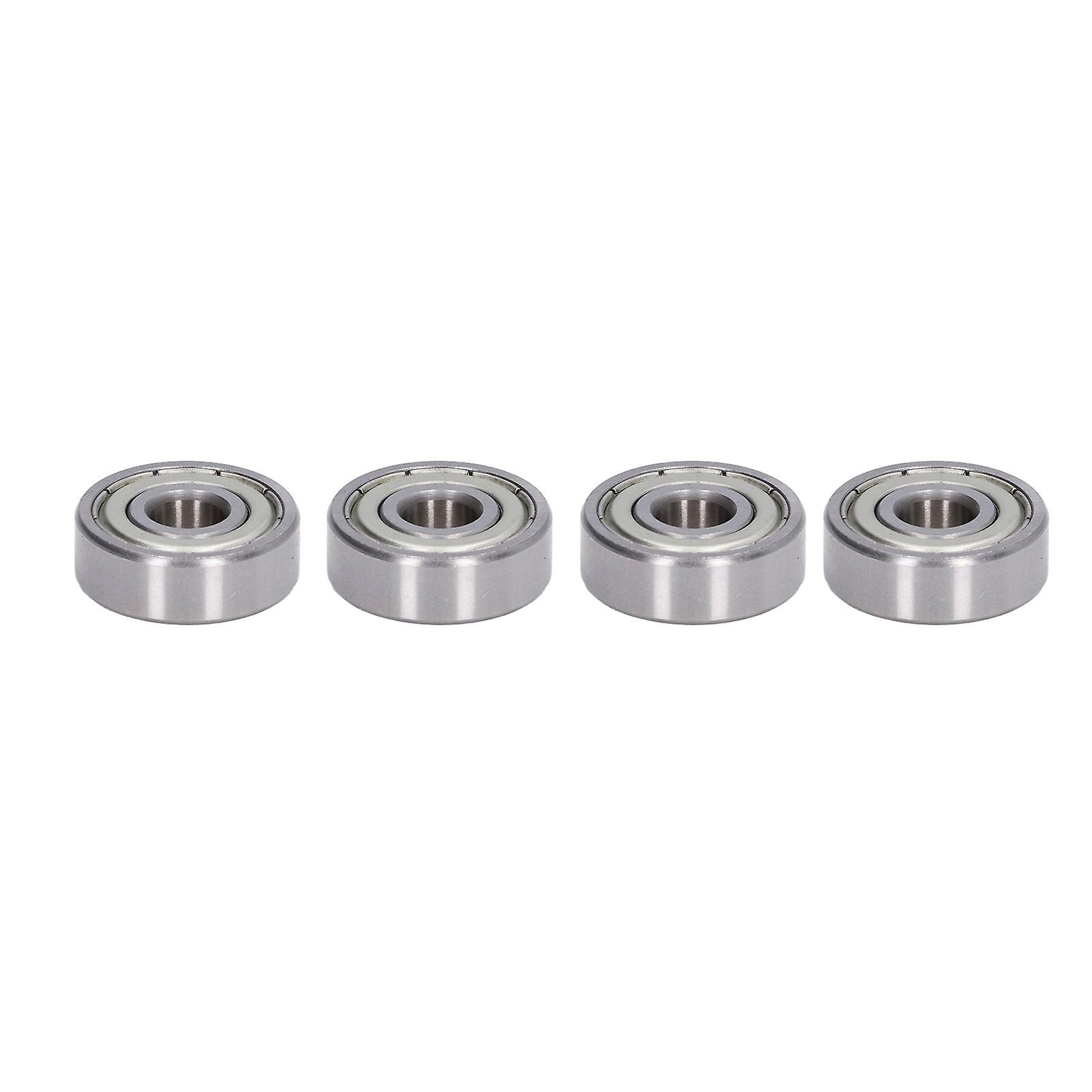 20pcs Miniature Ball Bearings Lightweight Iron Sealed Deep Groove Bearing Radial And Axial Load624