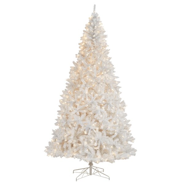 11' White Christmas Tree with 2720 Bendable Branches