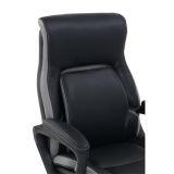 Shaquille O'Neal Amphion Ergonomic Bonded Leather High-Back Executive Chair， Black