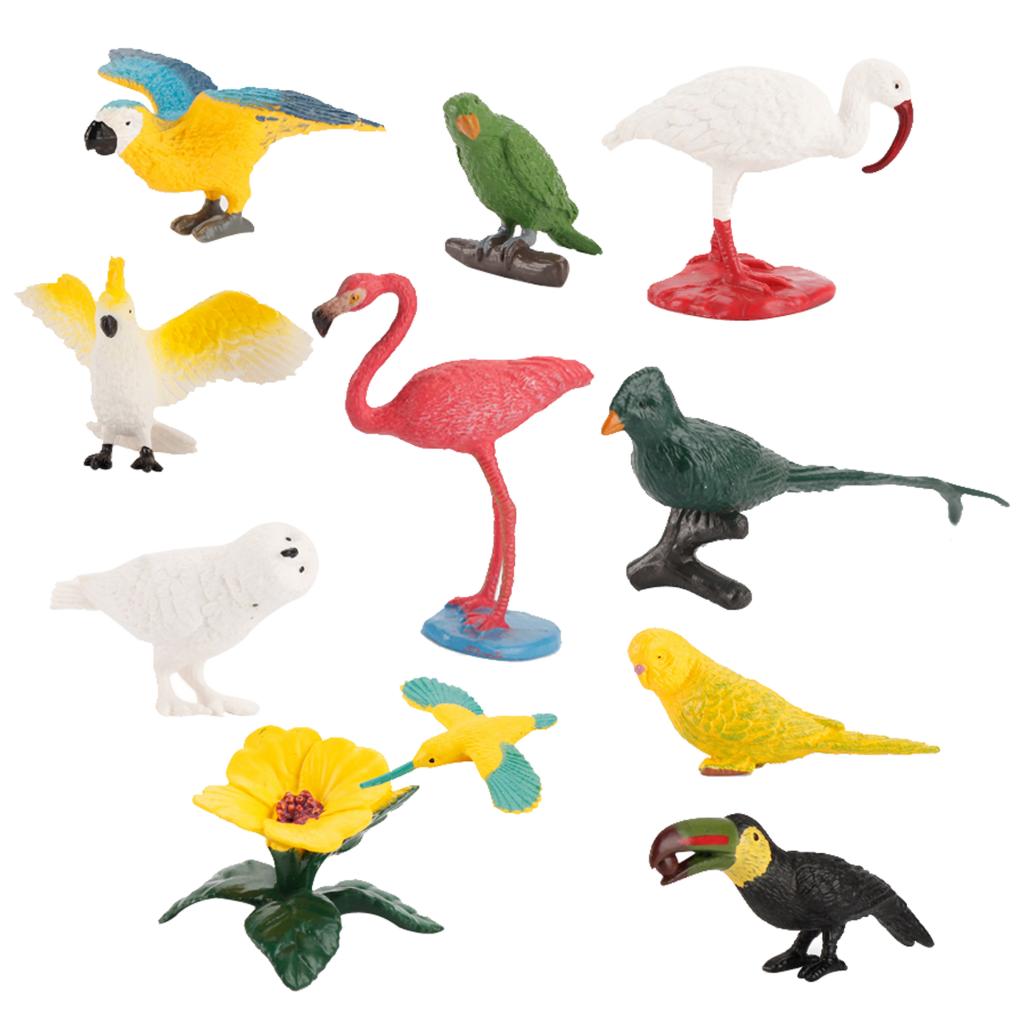 10pcs Toy Toys Toy Birds For Kids