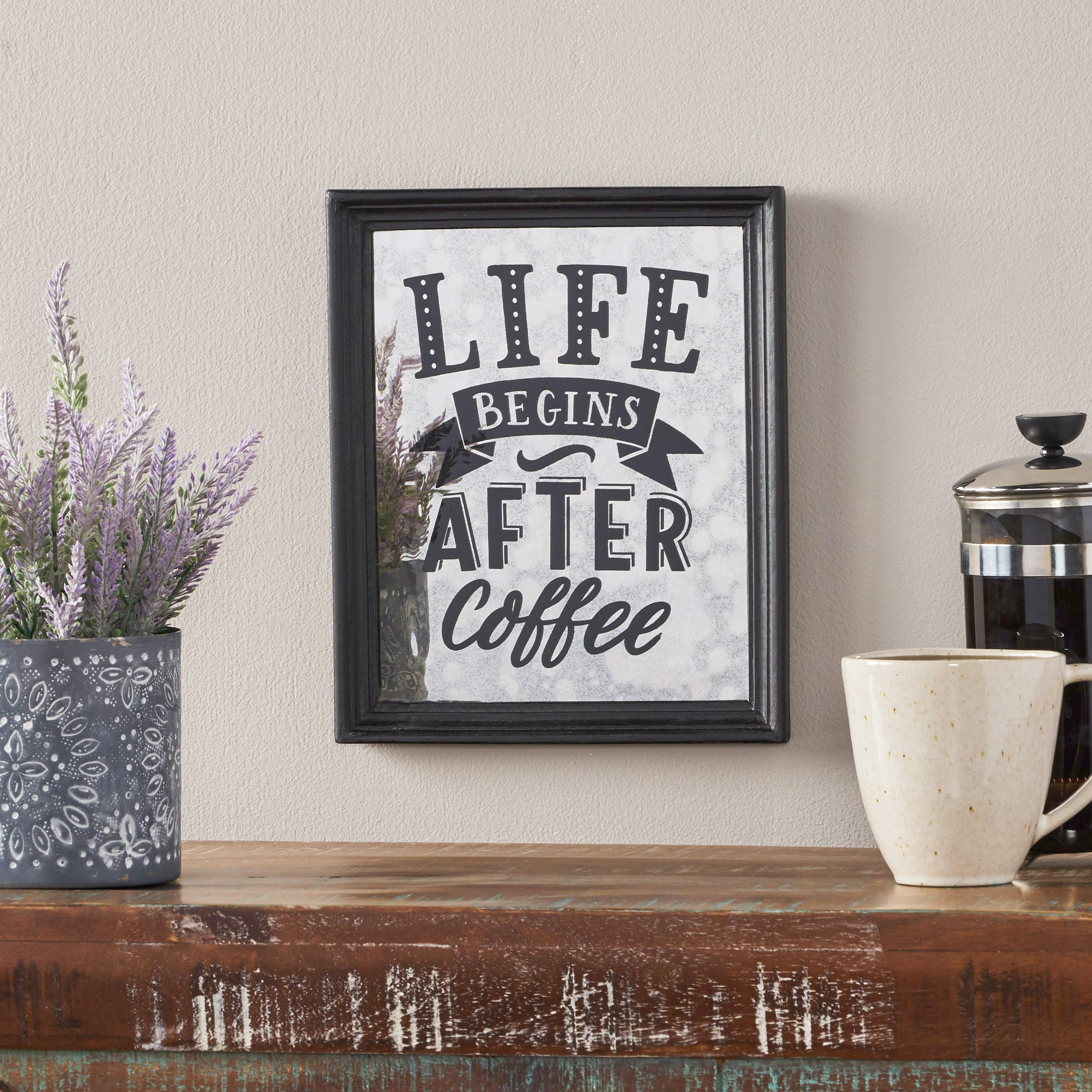 Marguerite Inspirational Coffee Wall Art